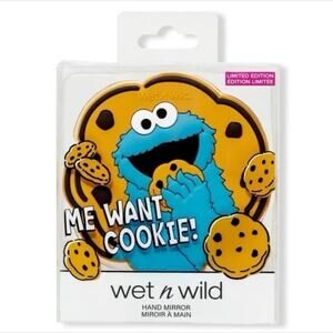 Wet N Wild Sesame Street Cookie Monster Me Want Cookie Hand Mirror‎